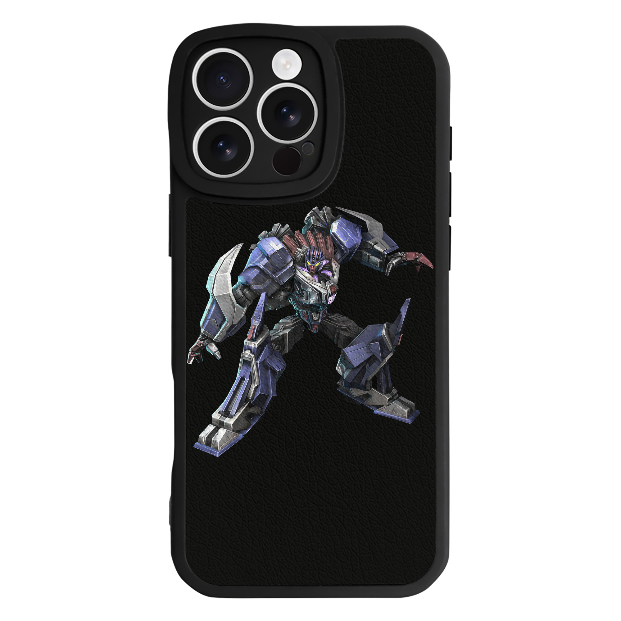 （画像用） Transformers トランスフォーマー 【iPhone 16シリーズ対応】シリコンスマホケース（レザー調） 材質：シリコン